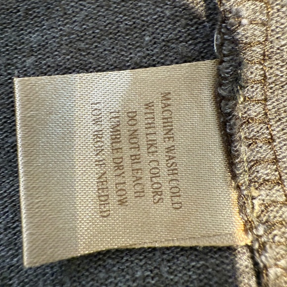 TRUE GRIT Daybreak 1/4 Zip Pullover Top Khaki Brown Gray Size Medium M - Picture 10 of 11